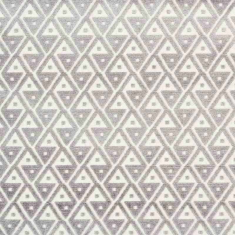 Schumacher Hoffmann Velvet Silver 72991 Cut and Patterned Velvets Collection Indoor Upholstery Fabric