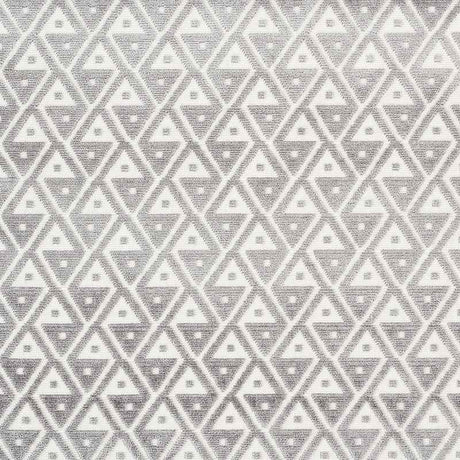 Schumacher Hoffmann Velvet Silver 72991 Cut and Patterned Velvets Collection Indoor Upholstery Fabric