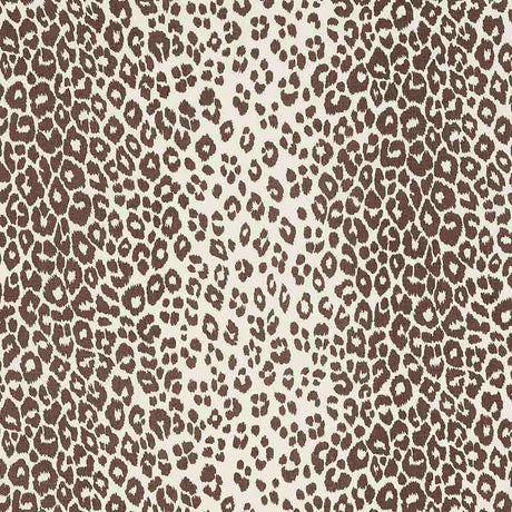 Schumacher Iconic Leopard Brown 176450 Schumacher Classics Collection Indoor Upholstery Fabric