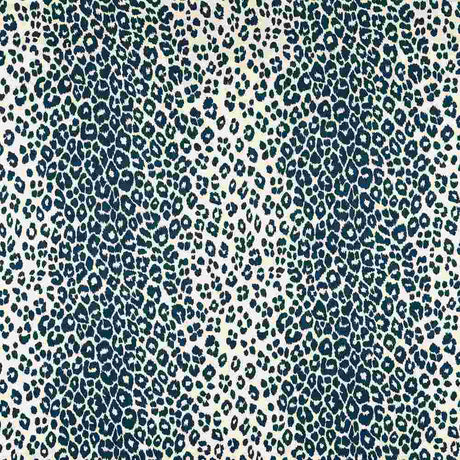 Schumacher Iconic Leopard Ink 175720 Schumacher Classics Collection Indoor Upholstery Fabric