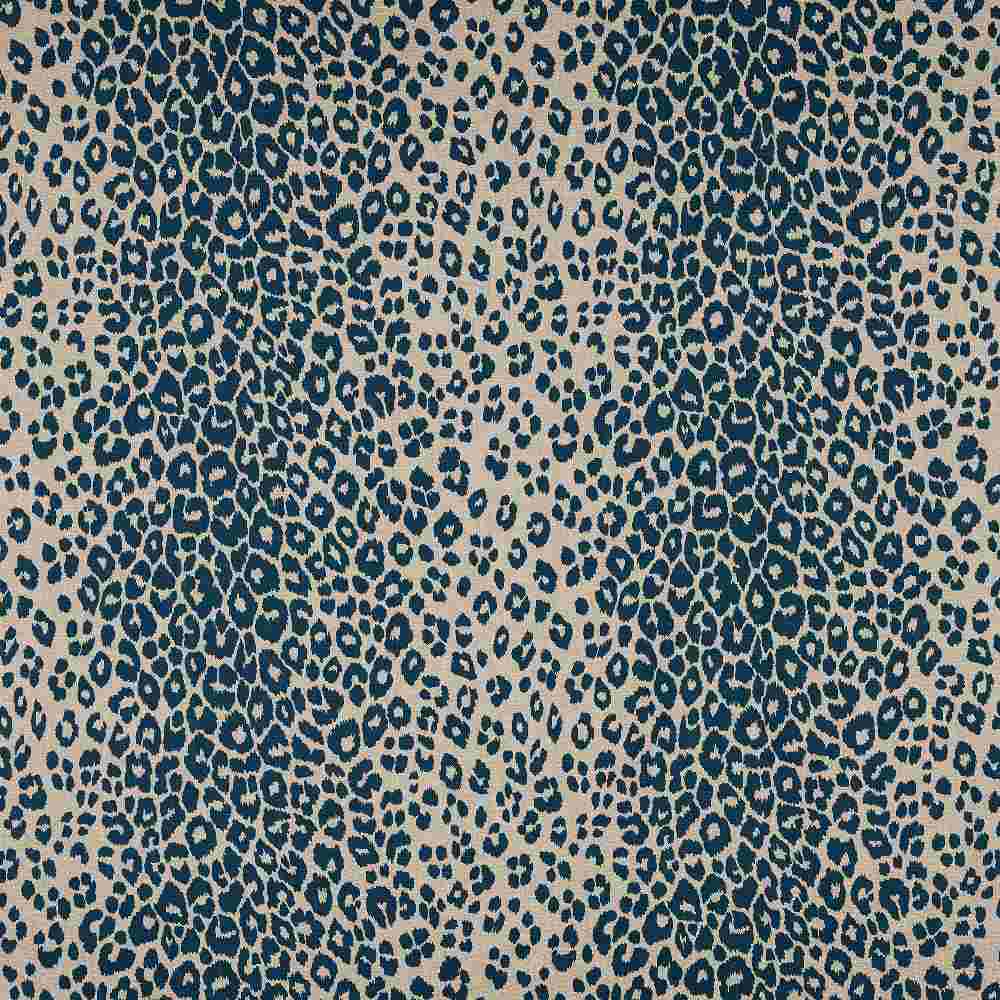 Schumacher Iconic Leopard Ink / Natural 175724 Schumacher Classics Collection Indoor Upholstery Fabric