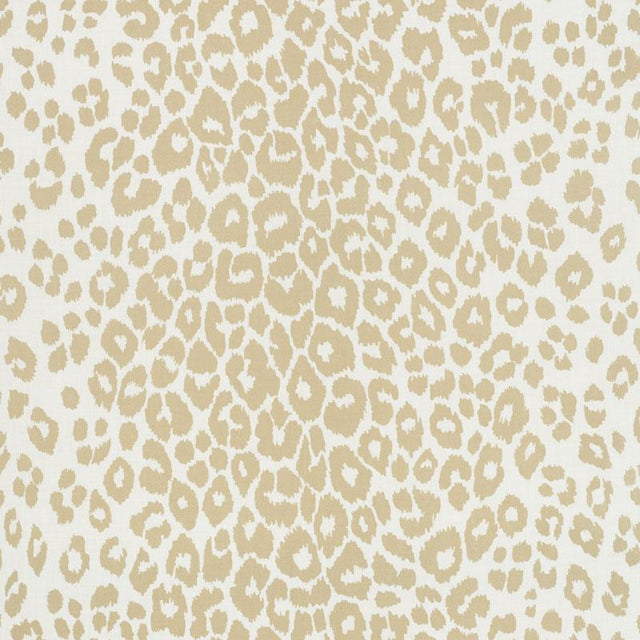 Schumacher Iconic Leopard Linen 177321 Indoor / Outdoor Prints and Wovens Collection Upholstery Fabric