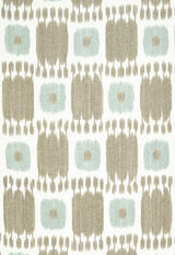Schumacher Kandira Greige 174401 Ikat Collection Indoor Upholstery Fabric