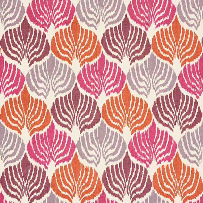 Schumacher Kimono Ikat Berry 72590 Ikat Collection Indoor Upholstery Fabric
