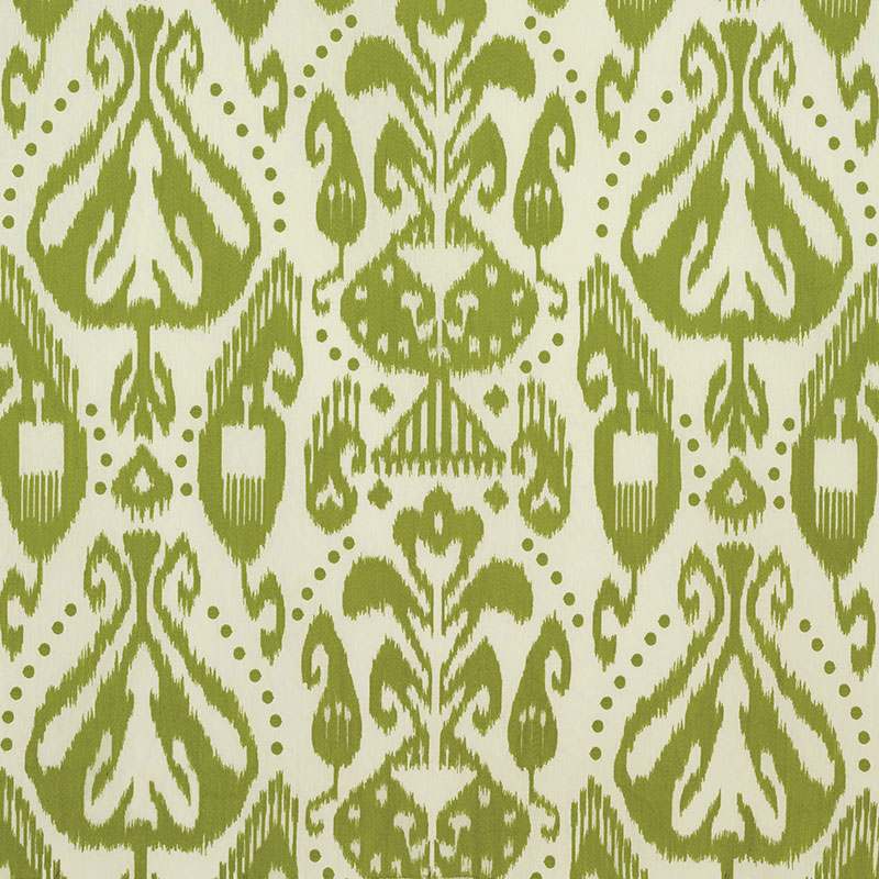 Schumacher Kiva Embroidered Ikat Grass 69483 Ikat Collection Indoor Upholstery Fabric