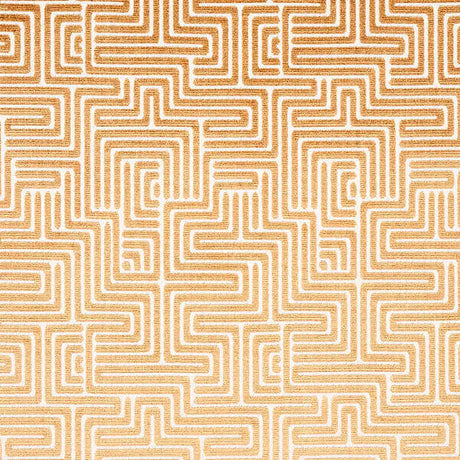 Schumacher Lisboa Velvet Gold 72955 Cut and Patterned Velvets Collection Indoor Upholstery Fabric