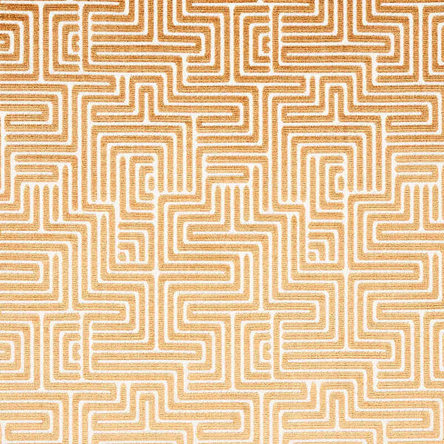 Schumacher Lisboa Velvet Gold 72955 Cut and Patterned Velvets Collection Indoor Upholstery Fabric