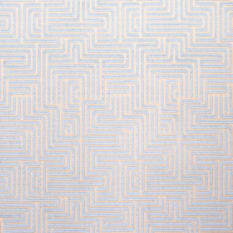Schumacher Lisboa Velvet Sky 72954 Cut and Patterned Velvets Collection Indoor Upholstery Fabric