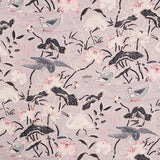 Schumacher Lotus Garden Lilac 172937 Schumacher Classics Collection Indoor Upholstery Fabric