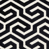 Schumacher Ming Fret Velvet Black 73107 Cut and Patterned Velvets Collection Indoor Upholstery Fabric