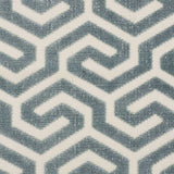 Schumacher Ming Fret Velvet Mineral 73100 Cut and Patterned Velvets Collection Indoor Upholstery Fabric