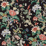 Schumacher Nymphaea Night 176760 Schumacher Classics Collection Indoor Upholstery Fabric