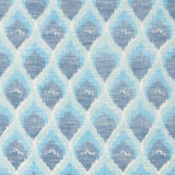 Schumacher Odisha Ikat Blues 72641 Ikat Collection Indoor Upholstery Fabric