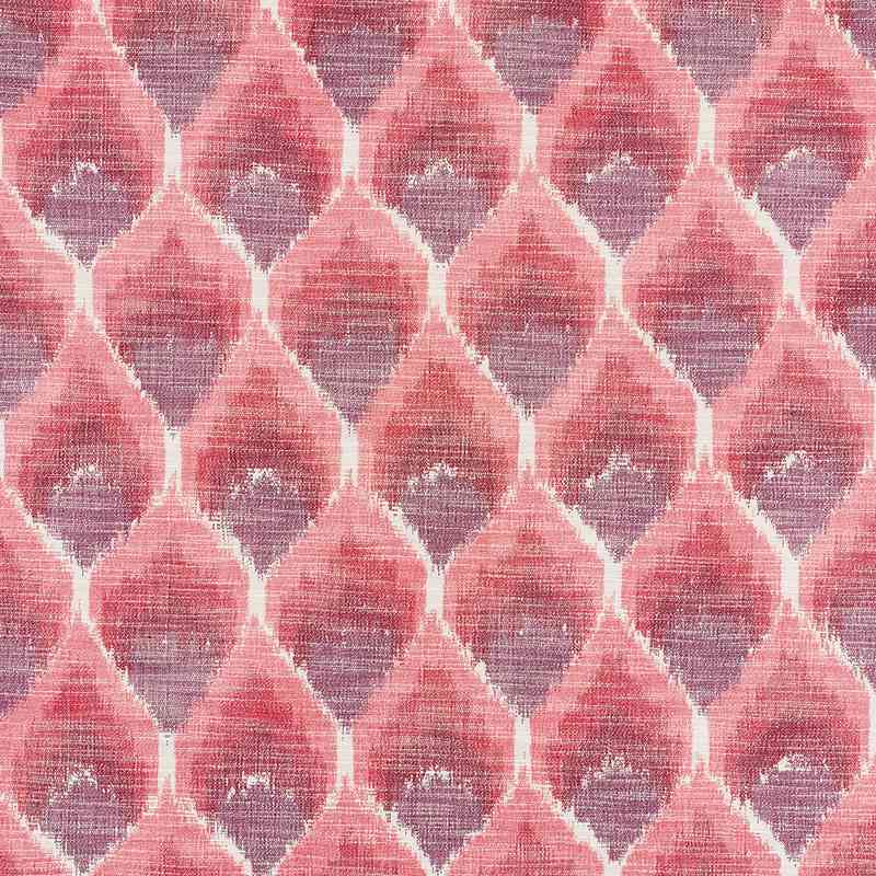Schumacher Odisha Ikat Reds 72642 Ikat Collection Indoor Upholstery Fabric