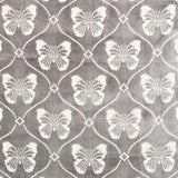 Schumacher Papillon Velvet Pewter 72961 Cut and Patterned Velvets Collection Indoor Upholstery Fabric
