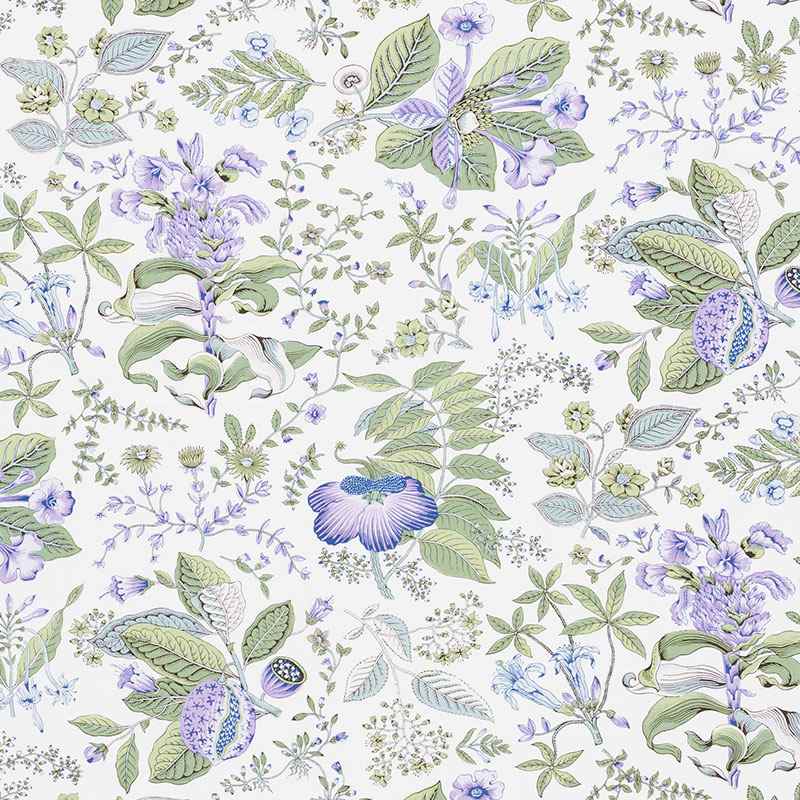 Schumacher Pomegranate Botanical Purple 178120 Schumacher Classics Collection Indoor Upholstery Fabric