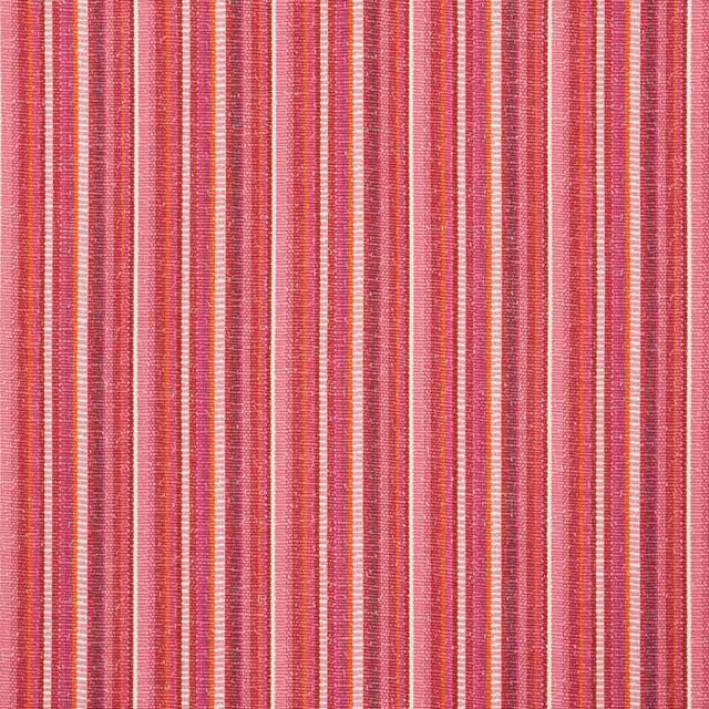 Schumacher Primavera Stripe Berry 73111 Indoor / Outdoor Prints and Wovens Collection Upholstery Fabric