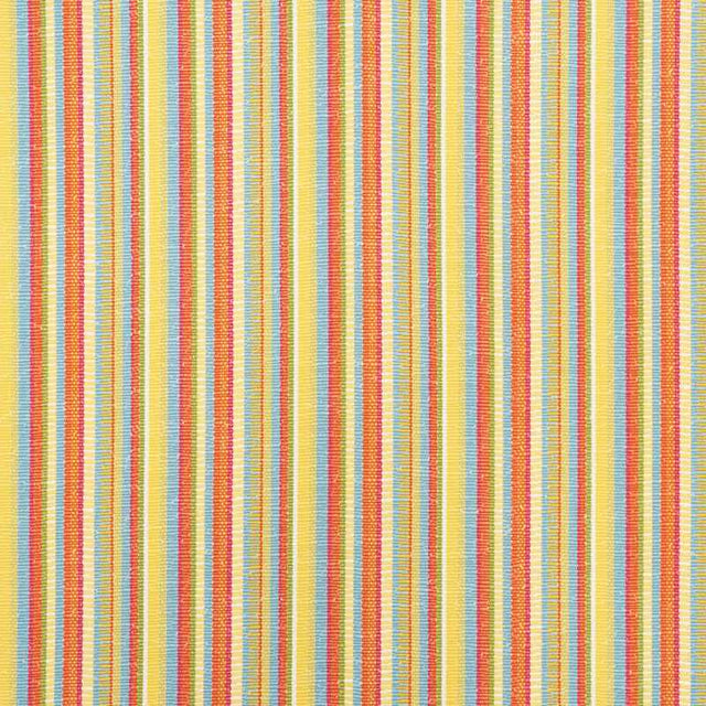 Schumacher Primavera Stripe Marigold 73110 Indoor / Outdoor Prints and Wovens Collection Upholstery Fabric
