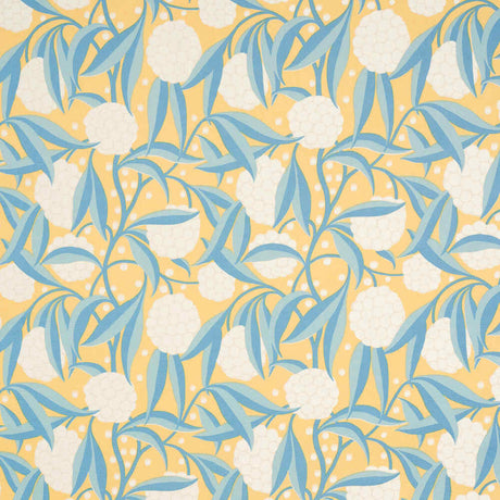 Schumacher Rubus Cotton Linen Yellow 180072 Moon River Collection Indoor Upholstery Fabric