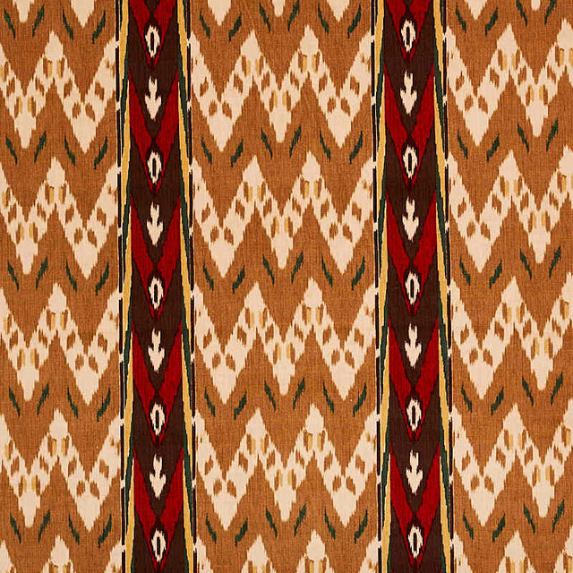 Schumacher Samar Ikat Velvet Gold 80240 Cut and Patterned Velvets Collection Indoor Upholstery Fabric