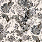 Schumacher Sandoway Vine Charcoal 174545 Schumacher Classics Collection Indoor Upholstery Fabric
