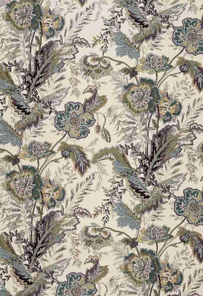 Schumacher Sandoway Vine Seaglass 174540 Schumacher Classics Collection Indoor Upholstery Fabric