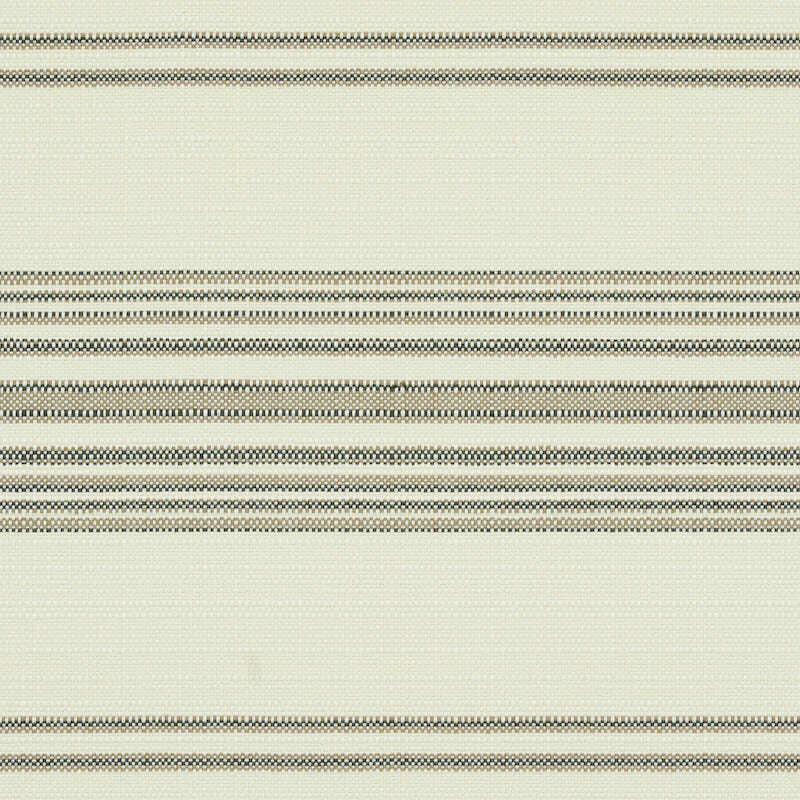 Schumacher Solana Stripe Stone 79331 Indoor / Outdoor Prints and Wovens Collection Upholstery Fabric