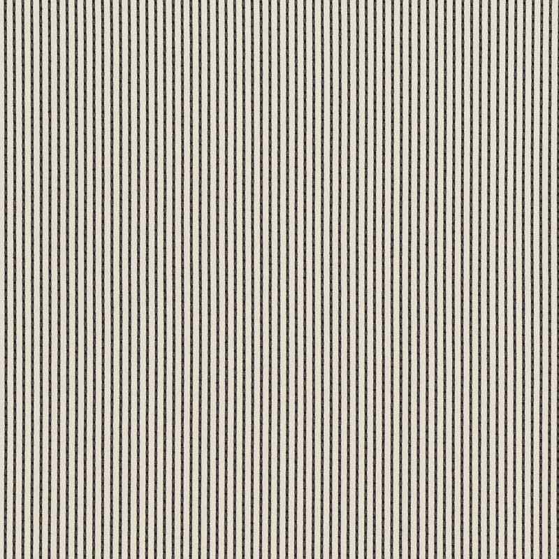 Schumacher Stitched Stripe Black 71744 Indoor / Outdoor Prints and Wovens Collection Upholstery Fabric