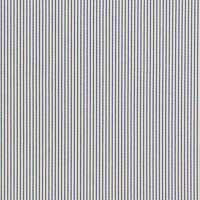 Schumacher Stitched Stripe Navy 71743 Indoor / Outdoor Prints and Wovens Collection Upholstery Fabric