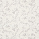 Schumacher Toile De Fleurs Grisaille 177401 Schumacher Classics Collection Indoor Upholstery Fabric