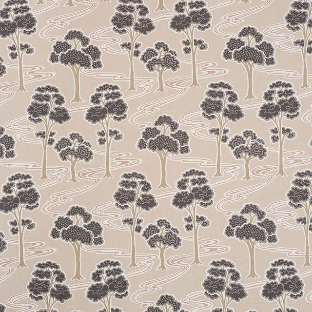 Schumacher Tree River Blush 176740 Schumacher Classics Collection Indoor Upholstery Fabric