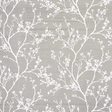 Schumacher Twiggy Silk Pewter 180502 Moon River Collection Indoor Upholstery Fabric