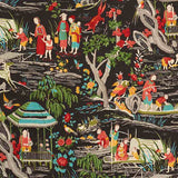 Schumacher Yangtze River Onyx 176771 Schumacher Classics Collection Indoor Upholstery Fabric