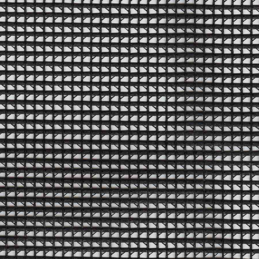 Sample of Screening Black Heavy Mesh Fabric