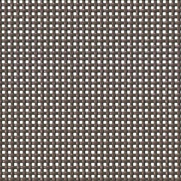 Sample of Serge Ferrari Batyline Iso Coffee 7407-5015 Sling Fabric