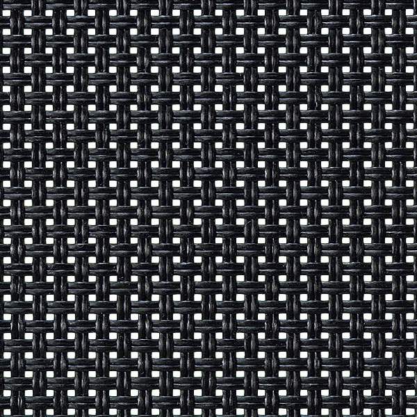 Sample of Serge Ferrari Batyline Iso Ebony 7406-5005 Sling Fabric