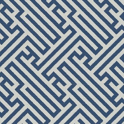 Sample of Silver State Outdura Pivot Sapphire Clean Living Collection Upholstery Fabric