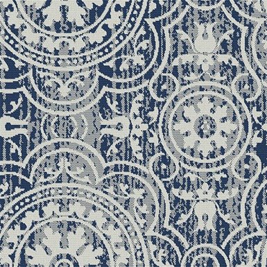 Sample of Silver State Outdura Portofino Ocean Clean Living Collection Upholstery Fabric
