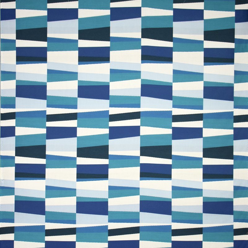 Sample of Silver State Sunbrella Impact Surf Metropolis Collection Upholstery Fabric