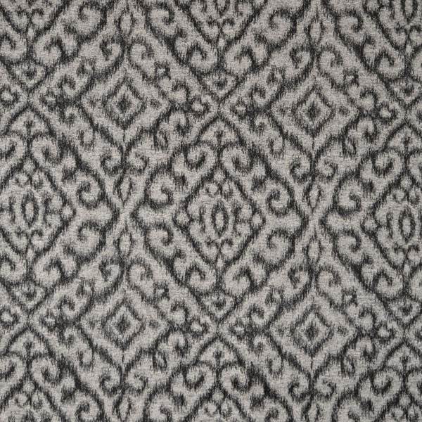 Sample of Silver State Sunbrella Macau Char Savannah Collection Upholstery Fabric