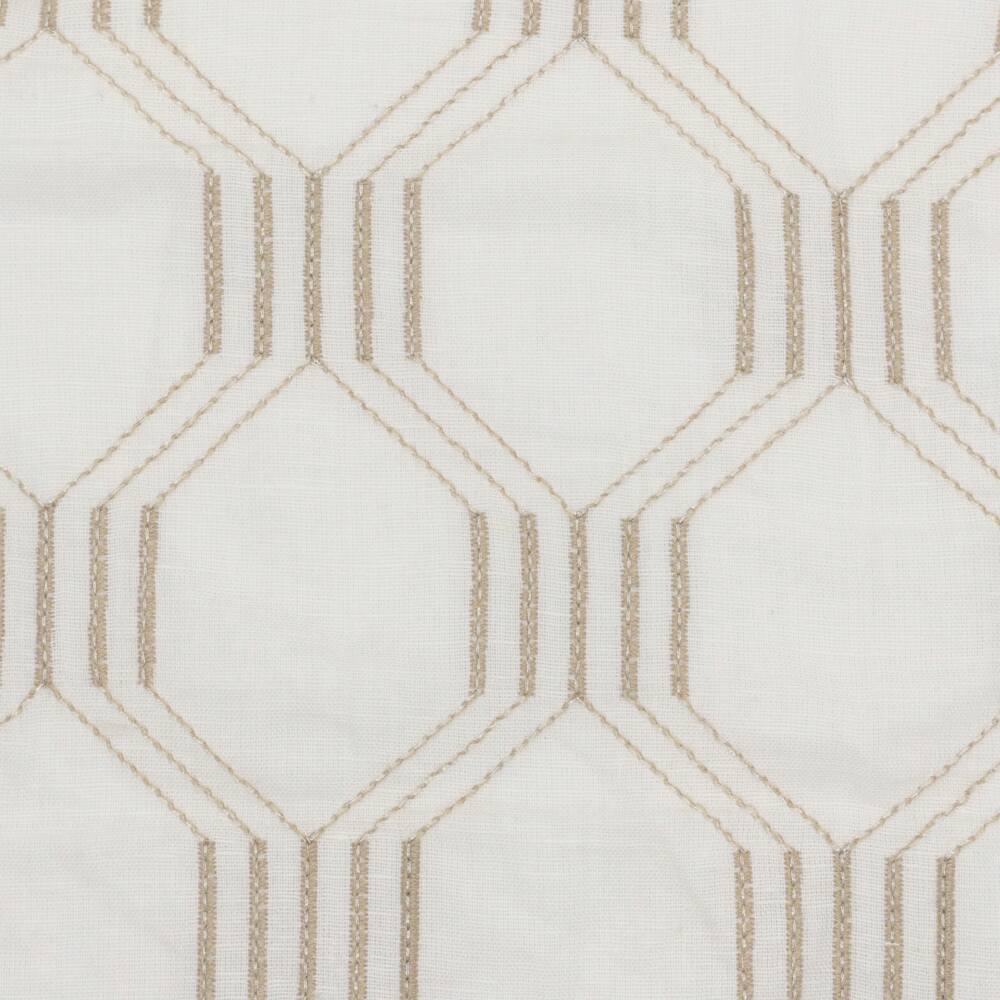 Sample of Stout Afton Camel 2 Color My Window Collection Drapery Fabric