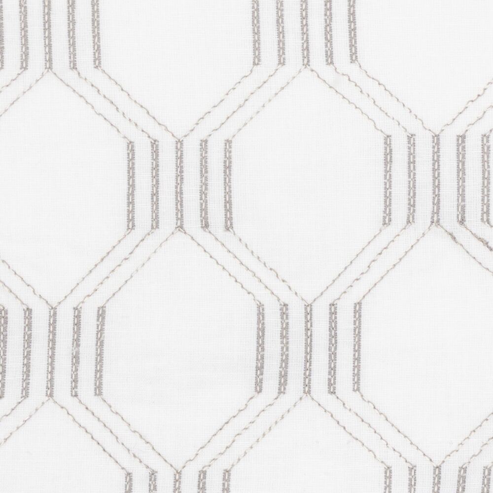 Sample of Stout Afton Carbon 1 Color My Window Collection Drapery Fabric