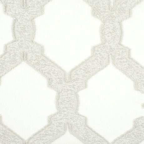 Sample of Stout Arden Dove 3 Color My Window Collection Drapery Fabric