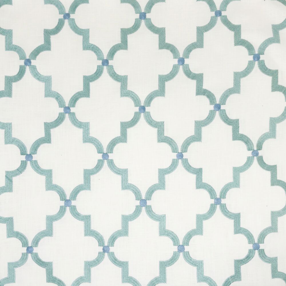 Sample of Stout Avatar Aqua 3 Rainbow Library Collection Multipurpose Fabric
