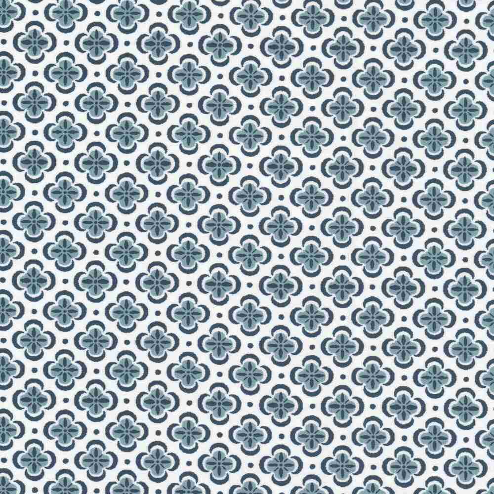 Sample of Stout Basilica Denim 5 Rainbow Library Collection Multipurpose Fabric