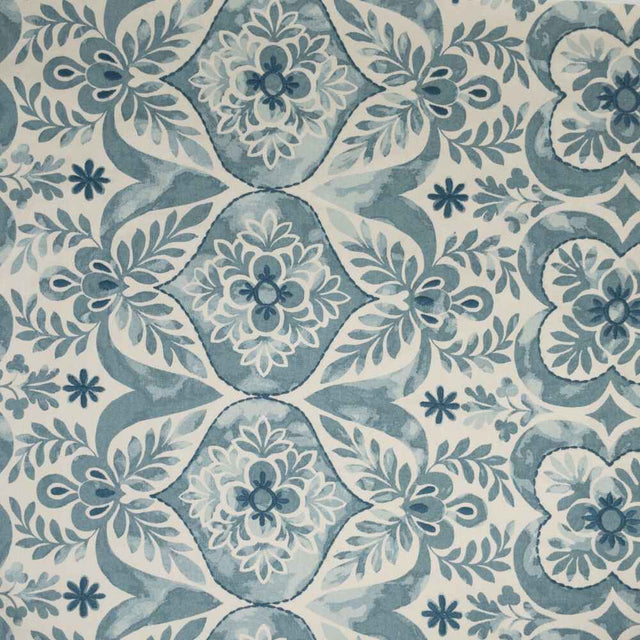 Sample of Stout Bayrum Teal 2 Rainbow Library Collection Multipurpose Fabric