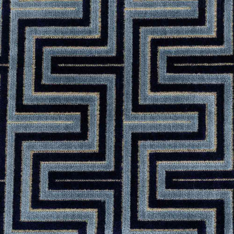 Sample of Stout Blitz Denim 1 Comfortable Living Collection Indoor Upholstery Fabric
