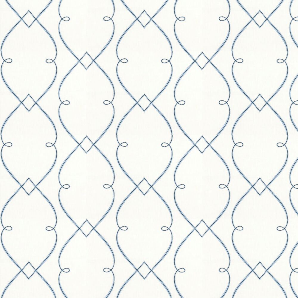 Sample of Stout Bolster Sky 3 Color My Window Collection Drapery Fabric