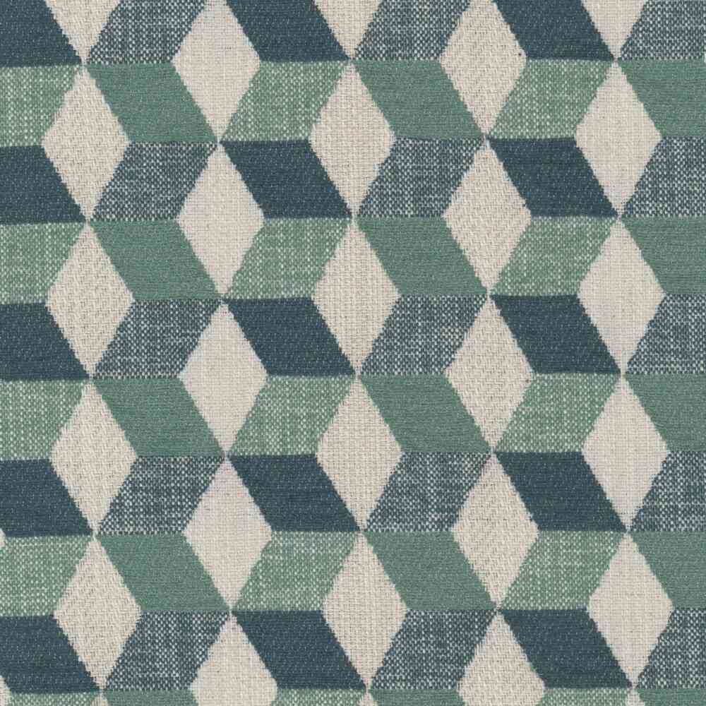 Sample of Stout Candlewood Teal 2 Rainbow Library Collection Indoor Upholstery Fabric