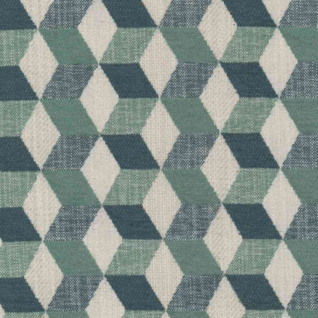 Sample of Stout Candlewood Teal 2 Rainbow Library Collection Indoor Upholstery Fabric
